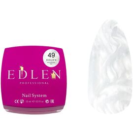 EDLEN Builder Gel №49 Pearl Гель для нарощування, 15 мл, Об'єм: 15 мл, Колір: 049, image 