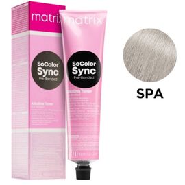 MATRIX Socolor Sync Pre-Bonded SPA Лужний тонер без аміаку, пастель попелястий, 90 мл, Об'єм: 90 мл, Відтінок: SPA, image 