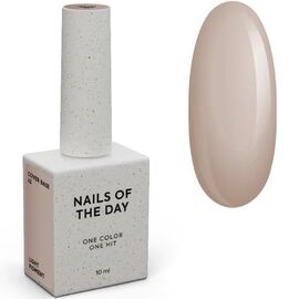 NAILSOFTHEDAY Cover Base 43 light pigment Легкопігментоване напівпрозоре бежеве базове покриття, 10 мл, Відтінок: 43, Об'єм: 10 мл, image 