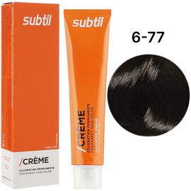 SUBTIL Creme Стійка крем-фарба для волосся 6-77 Темний блондин каштановий насичений, 60 мл, Об'єм: 60 мл, Відтінок: 6/77, image 