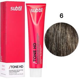 SUBTIL Tone HD Тонуюча крем-фарба без аміаку для волосся 6 Темний блондин, 60 мл, Об'єм: 60 мл, Відтінок: 6, image 