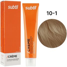 SUBTIL Creme Стійка крем-фарба для волосся 10-1 Найсвітліший блондин попелястий, 60 мл, Об'єм: 60 мл, Відтінок: 10/1, image 