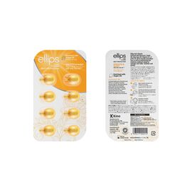 ELLIPS Вітаміни для волосся «Розкішне сяйво» з олією алое вера в блістері, 8 шт, Об'єм: 6 мл, image 