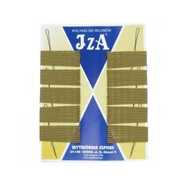 IZA Невидимки хвилясті 2 кульки МАТОВІ БЕЖЕВІ (6 см), image 