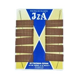 IZA Невидимки хвилясті 2 кульки МАТОВІ КОРИЧНЕВІ (6 см), image 