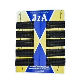 IZA Невидимки хвилясті 2 кульки МАТОВІ ЧОРНІ (6 см), image 