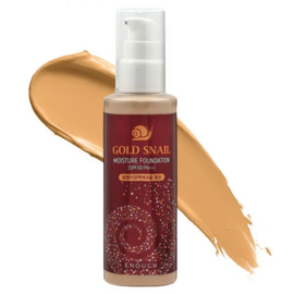 ENOUGH Gold Snail Moisture SPF 30 Тональна основа №21 з муцином равлика і сонцезахисним фактором SPF 30, 100 мл, Відтінок: №21, image 