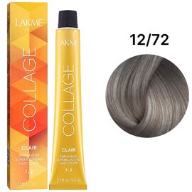 LAKME Collage Creme Hair Color Стійка фарба для волосся 12/72 Superblonding Violet Blue Blond, 60 мл, Об'єм: 60 мл, Відтінок: 12/72, image 