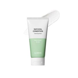 THE SAEM Natural Condition Cleansing Foam (Sebum Controlling) Пінка від акне і запалень, 150 мл, image 