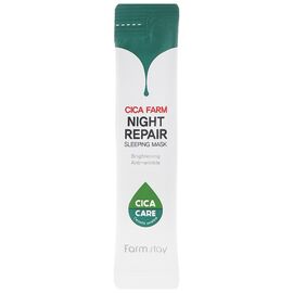 FARM STAY Cica Farm Night Repair Sleeping Mask Відновлююча нічна маска з центеллою, 4 мл, image 