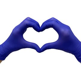 Рукавички нітрилові COBALT BLUE - (XS), 1 пара, Розмір: XS, Кількість: 1 пара, Колір: COBALT BLUE, image 