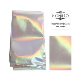 KOMILFO Фольга для лиття, срібло, голограма, image 