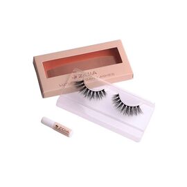 ZIDIA Lashes, style HOLLYWOOD (black band) 1 pair, reusable, image 