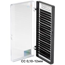 ONRIAL Вії на стрічці чорні CC 0.10-12 мм (21 лінія), Довжина вій: 12 мм, image 