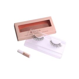 ZIDIA Lashes, style MEGAN (clear band) 1 pair, reusable, image 