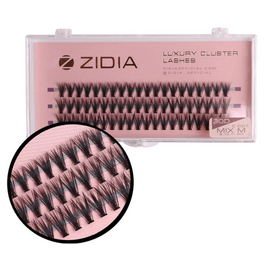 ZIDIA Cluster lashes Вії пучкові 30D  MIX M C 0,07х9,10,11 mm, 3 стрічки, image 