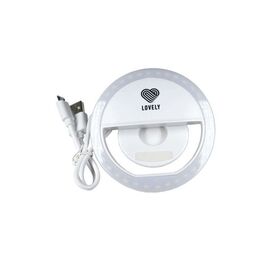 LOVELY Світлодіодне селфі кольцо (біле), image 