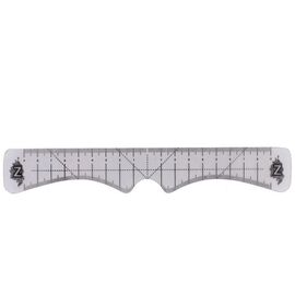 ZOLA Лінійка для розмітки брів пряма, image 