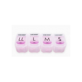 LASH SECRET Бігуді з насічками набір FLAT, 4 пари, image 