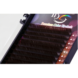 I-BEAUTY Вії на стрічці ШОКОЛАД MIX D 0,07-8(2)9(2)10(3)11(4)12(4)13(3)14(2), Довжина вій: 8-14 мм, image 