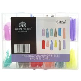 GLOBAL FASHION Верхні форми кольорові мікс 12 видів, 144 шт, image 