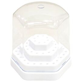 G.F. Підставка для насадок пластикова, фігурна (біла), image 