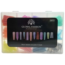 GLOBAL FASHION Верхні форми кольорові мікс 12 видів, 288 шт, image 