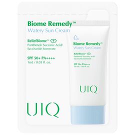 UIQ Biome Remedy Watery Sun Cream SPF 50+ PA++++ Зволожувальний сонцезахисний крем, 1 мл, image 