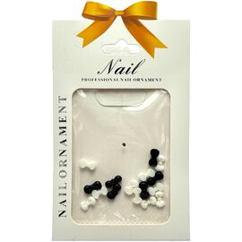 S. P. Об'ємні 3D банти чорно-білі, image 