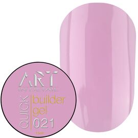 ART QUICK Builder Gel №021 Гель для нарощення, 15 мл, Об'єм: 15 мл, Колір: 021, image 