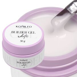 KOMILFO Builder Gel White, 30 г, Об'єм: 30 г, Колір: White, image 