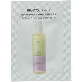 THANK YOU FARMER Pollufree Pore Deep Cleansing Oil Гідрофільна олія, 2 мл, image 