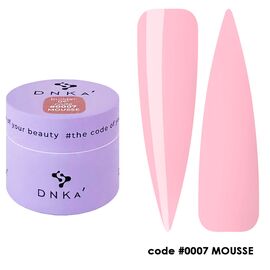 DNKa Builder Gel Mousse HEMA/TPO FREE Моделюючий гель #0007, 15 мл, Об'єм: 15 мл, Колір: #0007, image 