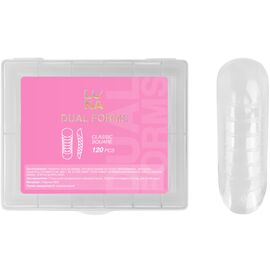 LUNA Сlassic Square Верхні форми для нарощування, 120 шт, Кількість: 120 шт, Форма: Сlassic Square, image 