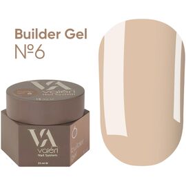 VALERI Builder Gel Моделюючий гель №006 Cacao, 15 мл, Об'єм: 15 мл, image 