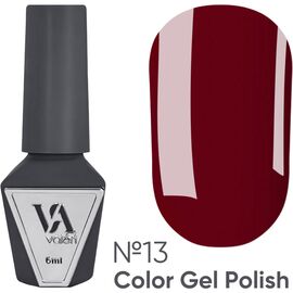 VALERI Гель лак №013 (бордовий, емаль), 6 мл, image 