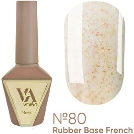 VALERI Rubber Base French Камуфлююча база №80, 12 мл, Об'єм: 12 мл, image 