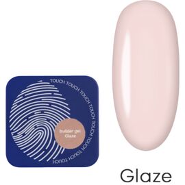 TOUCH Builder Gel Glaze Камуфлюючий будівельний гель, 10 мл, Об'єм: 10 мл, Колір: Glaze, image 