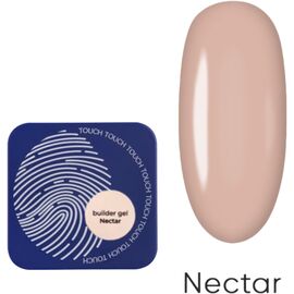 TOUCH Builder Gel Nectar Камуфлюючий будівельний гель, 10 мл, Об'єм: 10 мл, Колір: Nectar, image 