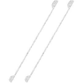 LENDI Streeps Стріпи-компенсатори для ламінування вій, срібні, Колір: Срібний, image 