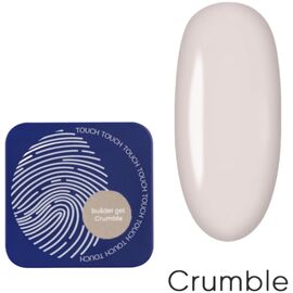 TOUCH Builder Gel Crumble Камуфлюючий будівельний гель, 10 мл, Об'єм: 10 мл, Колір: Crumble, image 