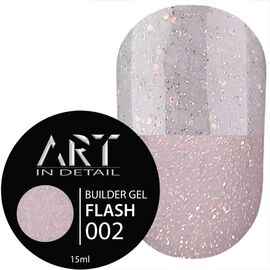 ART ART Builder Gel FLASH №002, 15 мл, Об'єм: 15 мл, Колір: №002, image 
