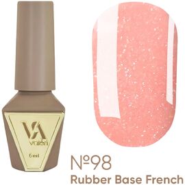 VALERI Rubber Base French Камуфлююча база №98, 6 мл, Відтінок: 098, Об'єм: 6 мл, image 