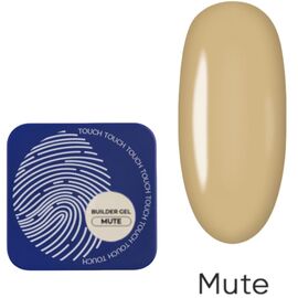 TOUCH Builder Gel Mute Камуфлюючий будівельний гель, 10 мл, Об'єм: 10 мл, Колір: Mute, image 