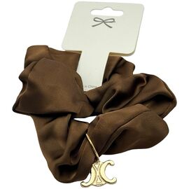 Резинка атласна велика шоколадна №1, 1 шт, image 