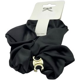 Резинка атласна велика чорна №2, 1 шт, image 