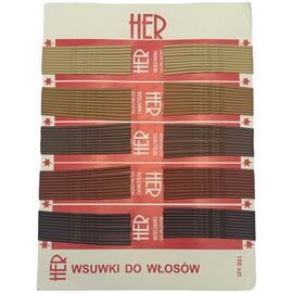 HER Невидимки хвилясті КОЛЬОРОВІ МІКС (5,5 см) - 100 шт, image 