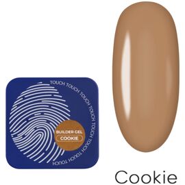TOUCH Builder Gel Cookie Камуфлюючий будівельний гель, 10 мл, Об'єм: 10 мл, Колір: Cookie, image 