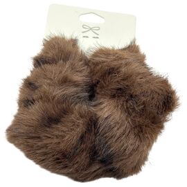 Резинка пухнаста велика темно-бежева, 1 шт, image 