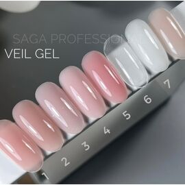 SAGA Builder Gel Veil Гель для нарощення №03, 15 мл, Об'єм: 15 мл, Колір: №3, image 